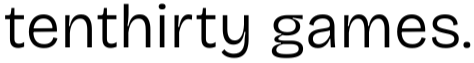 TenThirty Games Text